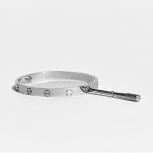 product image of fake cariter love bracelet FASHIONPHILE