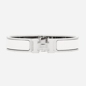 product image of Hermes enamel clic clac bracelet FASHIONPHILE