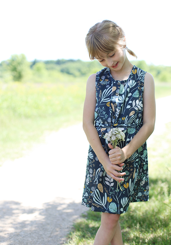 Emily's Mini Southport Dress - Noodlehead, pattern by True Bias