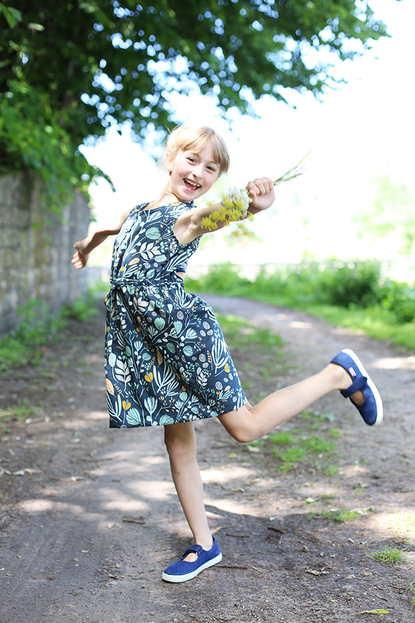 Emily's Mini Southport Dress - Noodlehead, pattern by True Bias