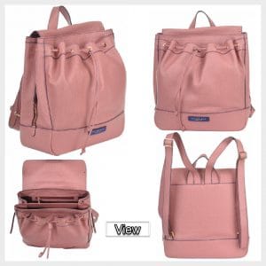 Leather Backpack for Girls