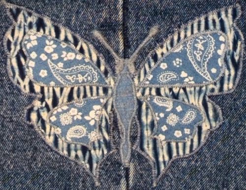 Shibori butterfly